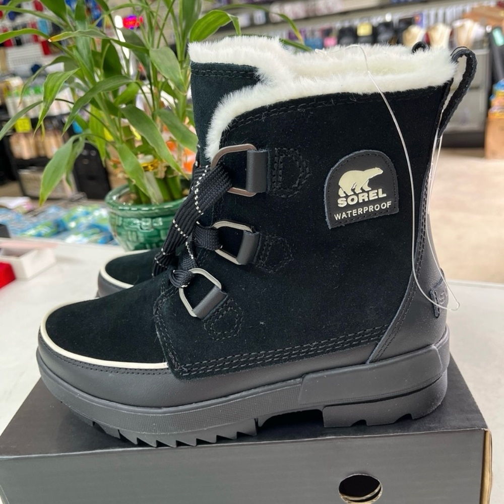 Sorel Women's Waterproof Tivoli IV Booties
( Black/White - US 8)